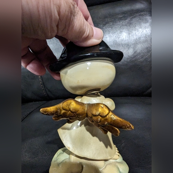 - Vintage Bobble Head Angel. Wing also Bobble. Ceramic-like material. Chri… - Picture 7 of 10